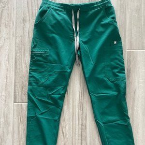 FIGS Yola Skinny Scrub Pant Hunter Green